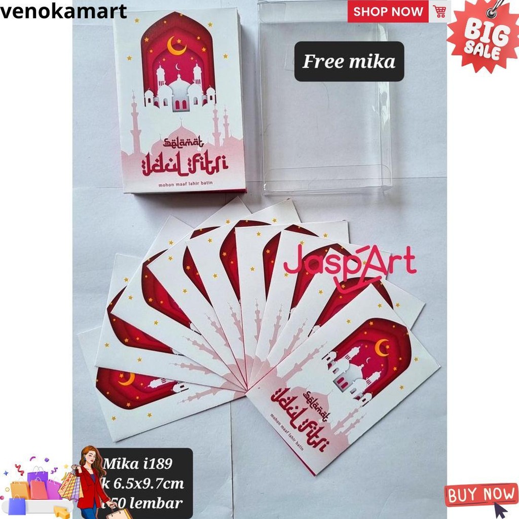

Amplop Lebaran Idul Fitri (Isi 50Pcs) Amplop Karakter Angpao Lucu D Best Seller