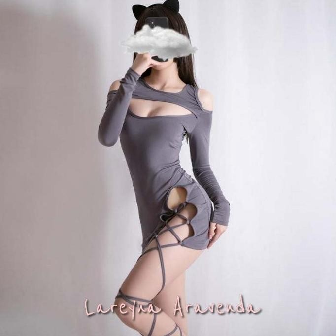 

Lareyna Aravenda Set Lingerie + Cd Gaun Fashion Lengan Panjang Lg080 Original