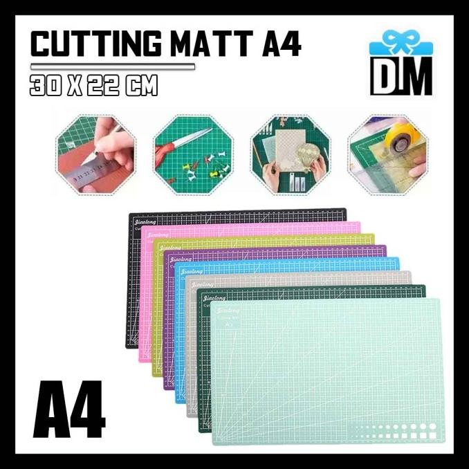 

SIAP KIRIM ALAS POTONG CUTTER CUTTING MATT A4 TEBAL WARNA WARNI 30 X 22 CM