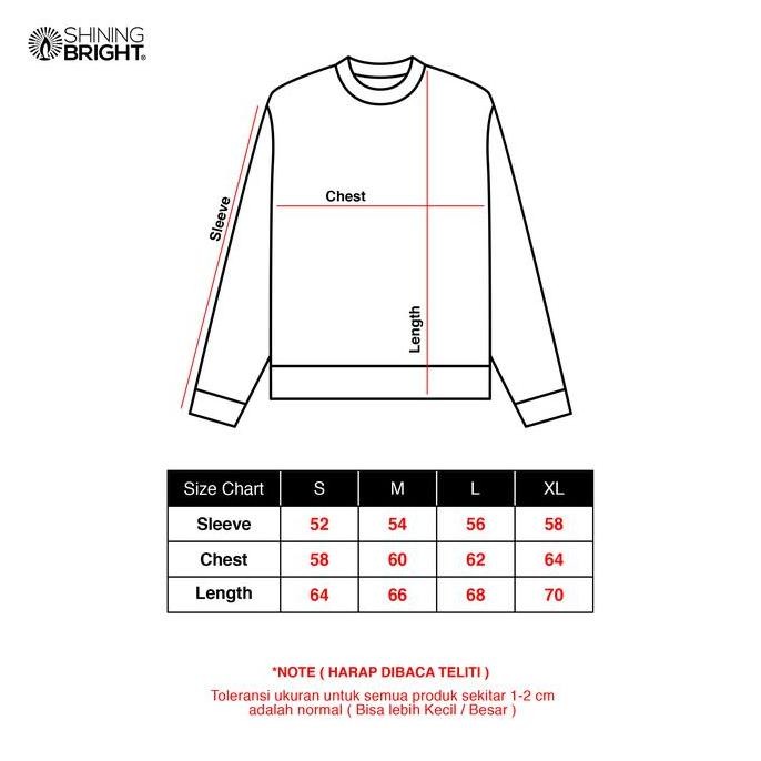 Promo Shining Bright Vibrant Crewneck - Black