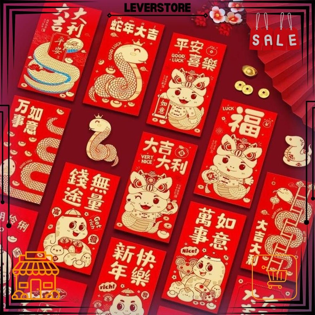 

Angpao Imlek 2025 Panjang Sincia Tahun Shio Ular Snake Fu | Amplop Angpau Gold Red Envelope Hongbao Lucu Imlek 3D Long Pendek Merah Emas Chinese New Year Tahun Baru Sincia Grosir Termurah D Ramadhan Sale