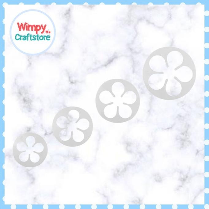 

SIAP KIRIM CETAKAN BUNGA PLUNGER CUTTER DEKORASI KUE COOKIE FONDANT COKLAT CLAY