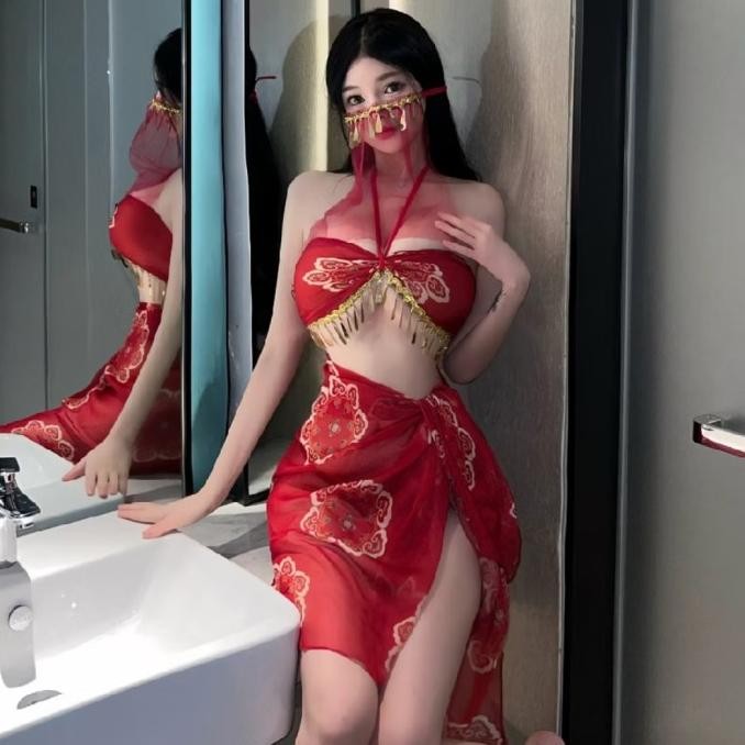 

Lingerie Sexy Cosplay Baju Tidur Seksi Transparan Pakaian Dalam Wanita Original