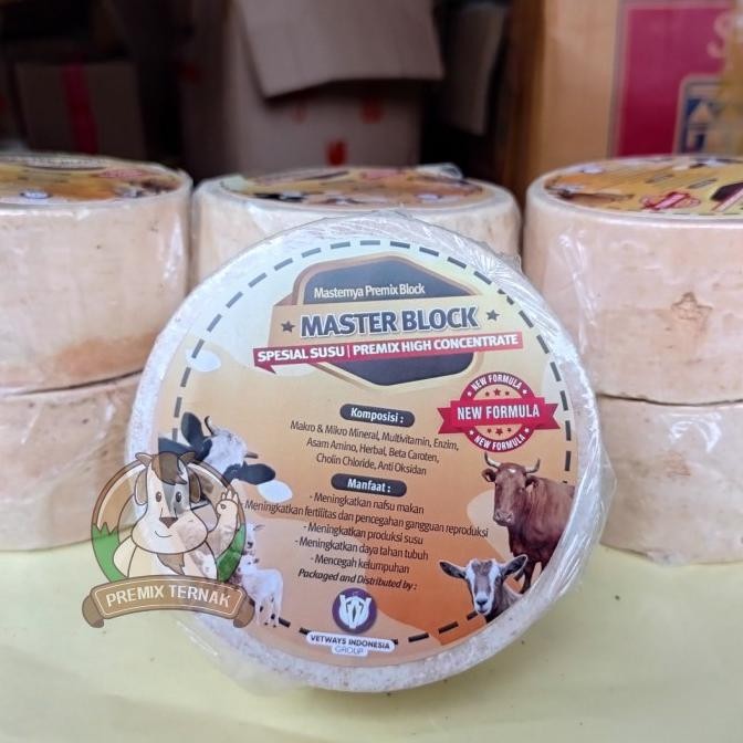 Master Block Susu | Premix Block Ternak | Masternya Premix Blok Ternak