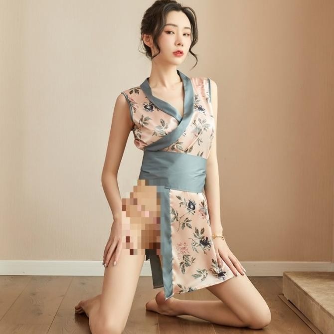 

Kimono Sexy Long Night Hot Lingerie Baju Tidur Seksi Original