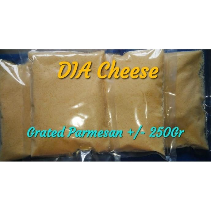

SIAP KIRIM GRATED PARMESAN 250GR GREEN VALLEY KEJU BUBUK / POWDER
