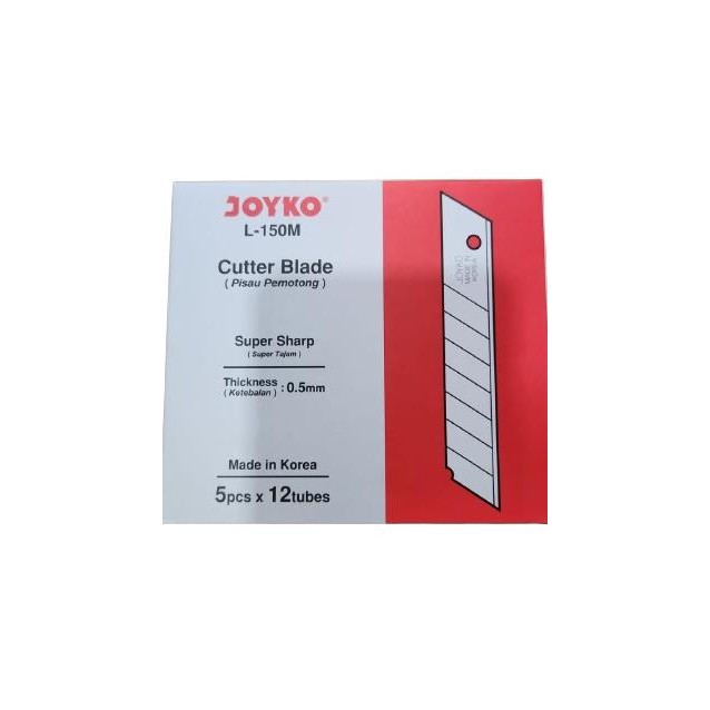 

SIAP KIRIM CUTTER BLADE REFILL ISI PISAU PEMOTONG JOYKO L-150M