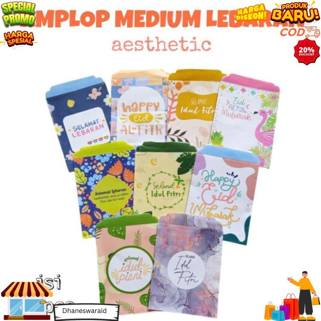 

Amplop Lebaran Terbaru Medium ( 1 Pak Isi10 Pcs) D Sale