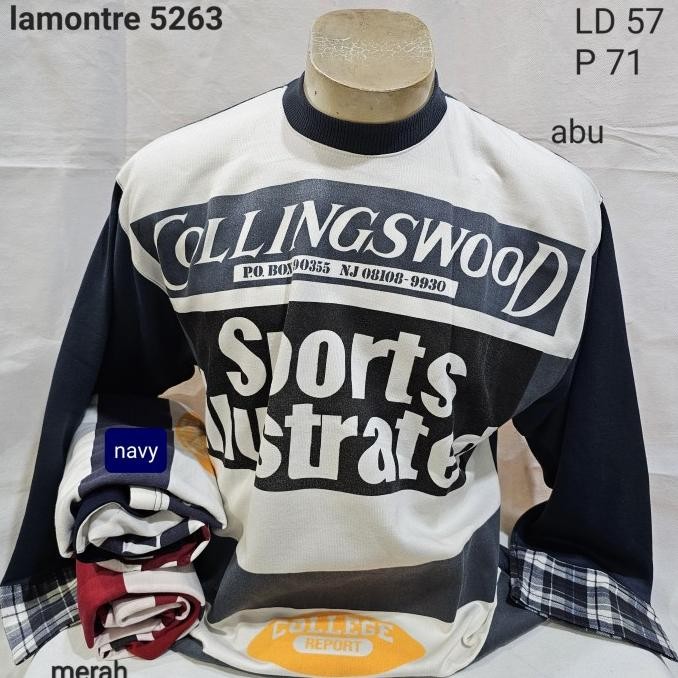 Grosir Sweatshirt Pria Big Size Jaket Kaos Tebal Premium Bagus Murah Obral