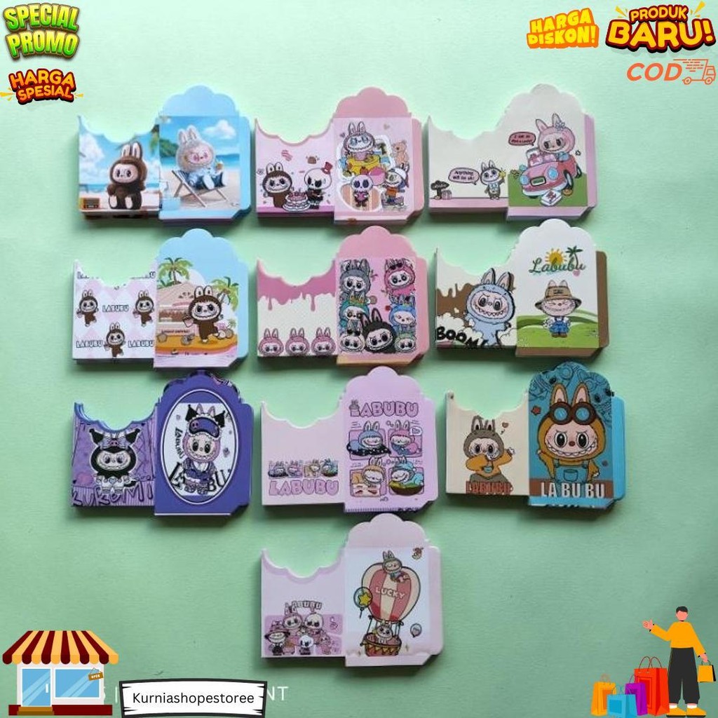 

500 Lembar (5 Motif) Amplop Lebaran Medium 2025 D Cod