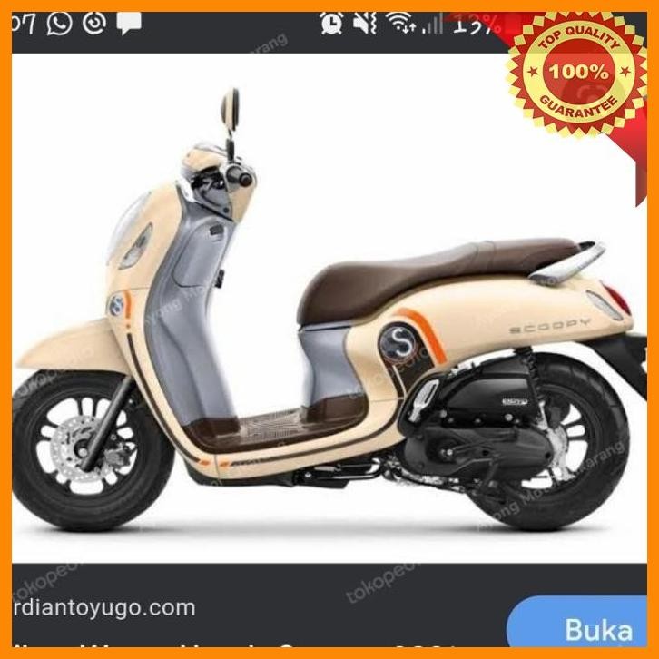 [AMC] STRIPING NEW SCOOPY ESP FASHION 2021 CREAM SILVER
