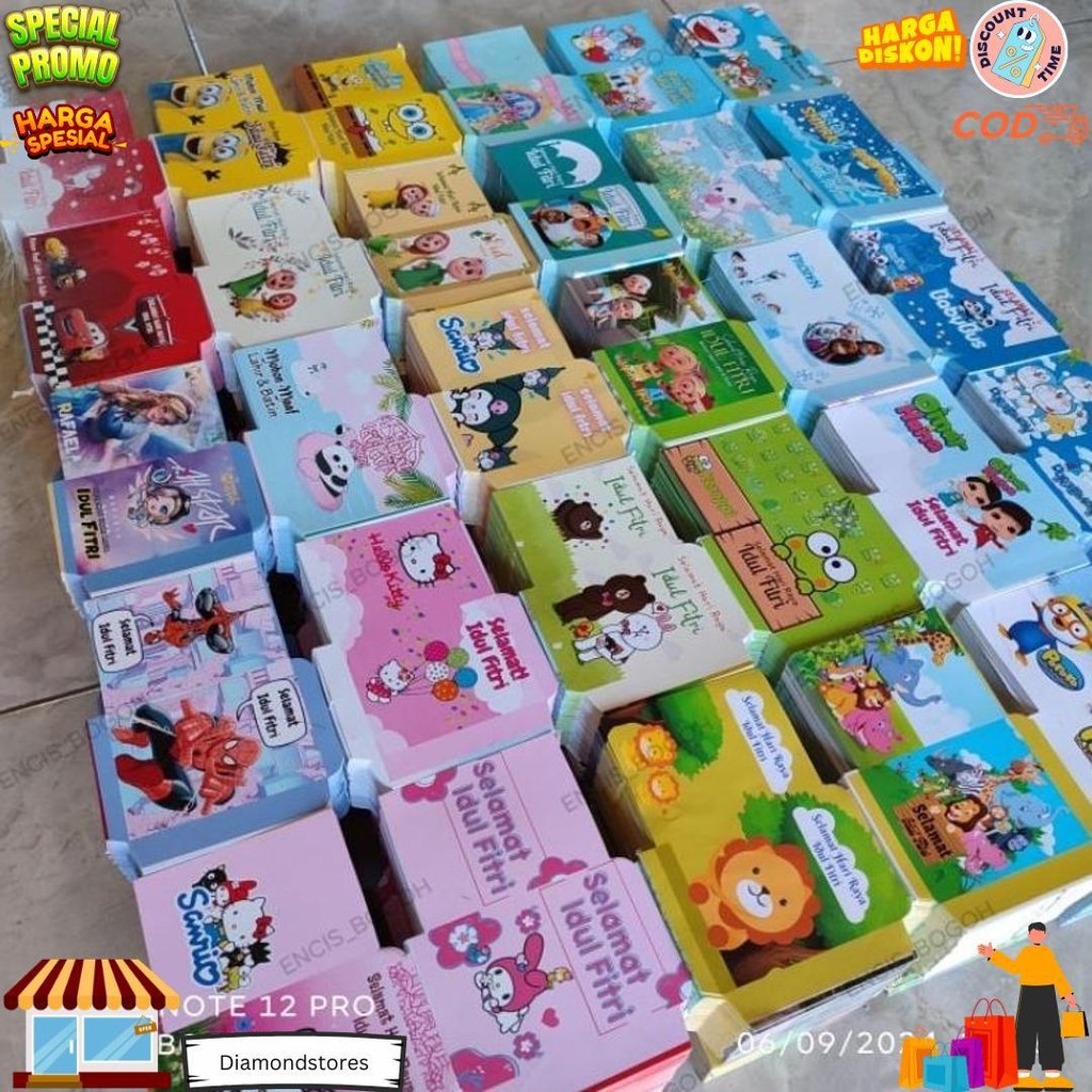 

Pilih Motif - 100 Lembar Amplop Mini Karakter D Promo 3.3