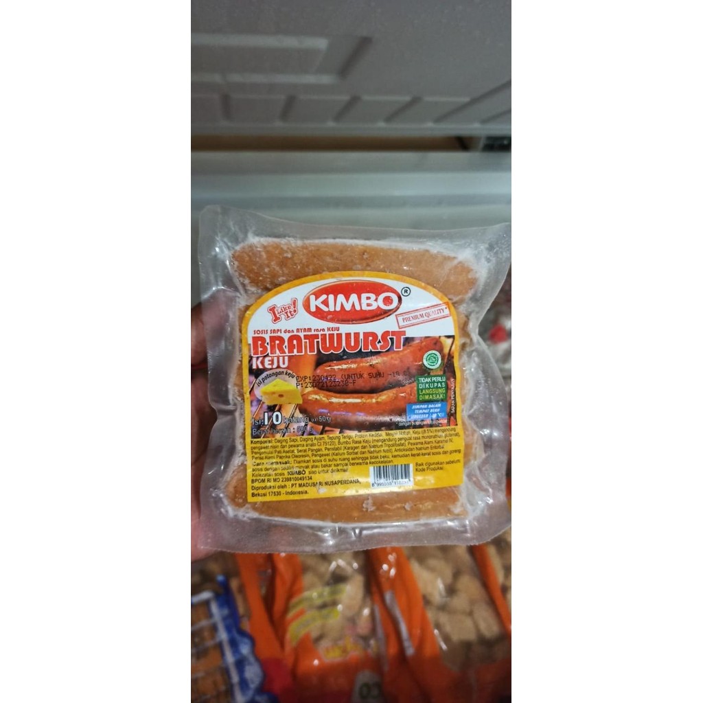 

SIAP KIRIM KIMBO BRATWURST KEJU ISI 10