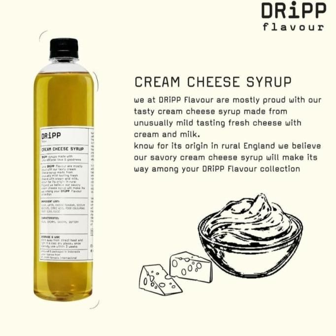 

SIAP KIRIM DRIPP CREAM CHEESE SYRUP SIRUP RASA KEJU ORIGINAL