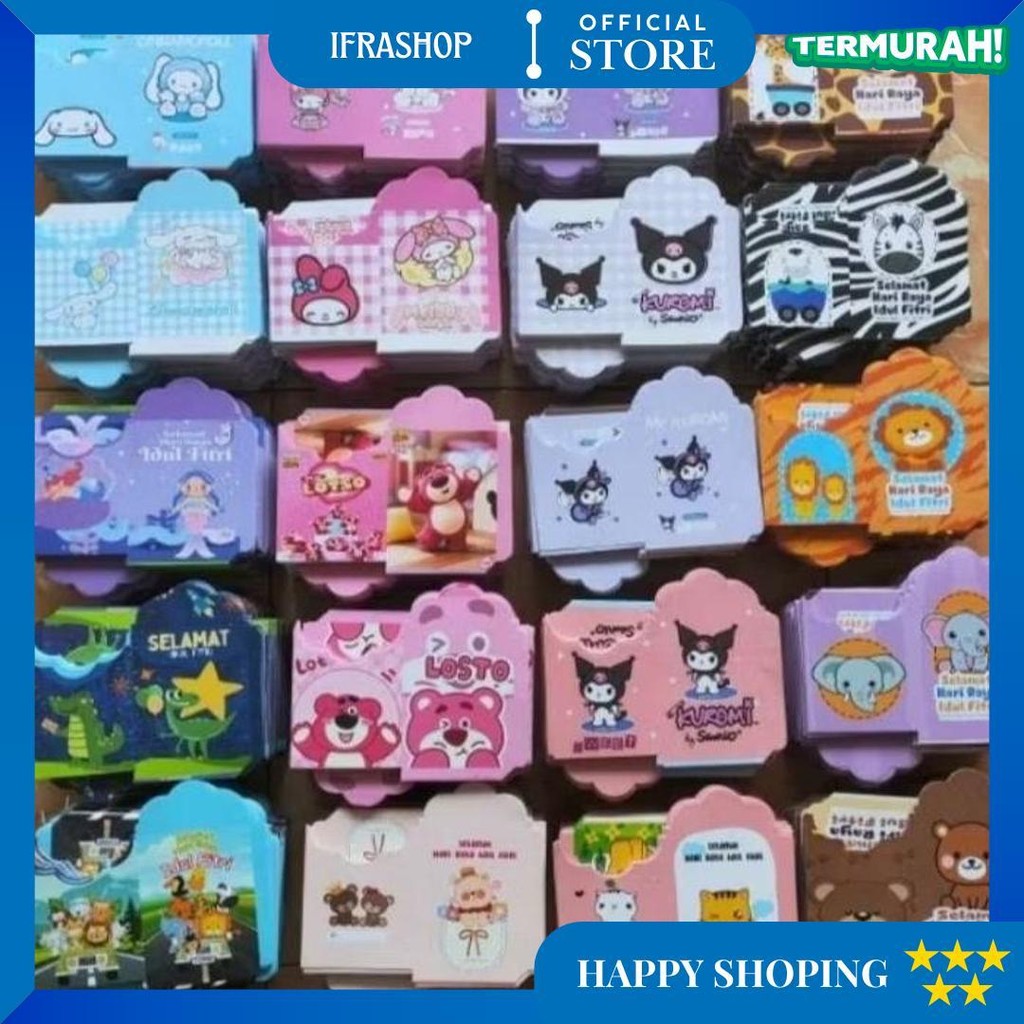 

Amplop Lebaran Labubu Sanrio Uk 711Cm Medium Amplop Lebaran Viral Isi 100 Lembar D Ramadhan Sale