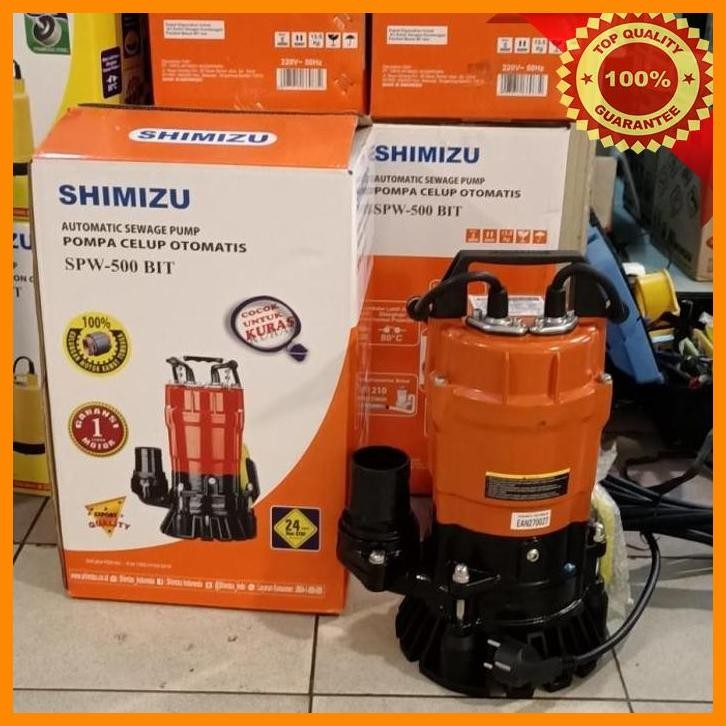 [SMM] SHIMIZU SPW 500 BIT POMPA CELUP SUBMERSIBLE PUMP OTOMATIS 2 INCH AUTO