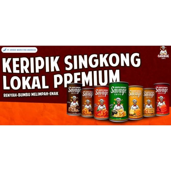 

Promo 1 Paket Isi 3 Savage Chips Keripik Singkong (Bebas Pilih Rasa)