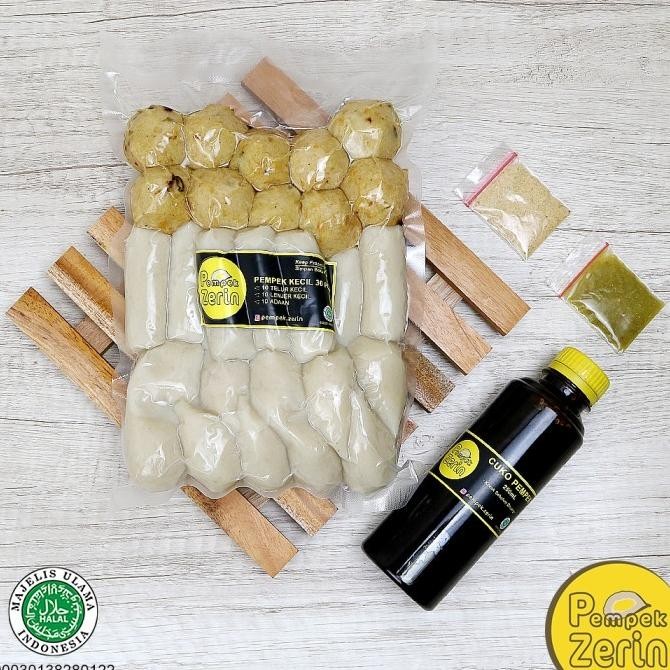 

Promo Pempek Kecil Paket Frozen 30 Pcs + Cuko 250Ml - Pempek Zerin