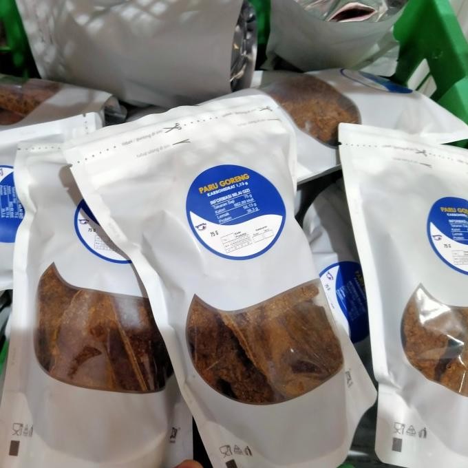 

Murah Keripik Paru Goreng Keto Debm Freindly Sehat Halal Cemilan Paru