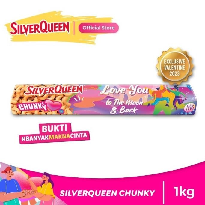 

Sale Coklat Silverqueen Chunky Bar 3Kg Silver Queen Love King Size 3000 Gr