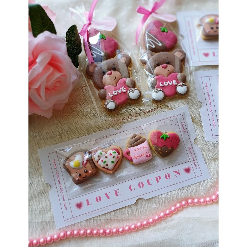 

TERLARIS Cookies Valentine (MIN 2 PCS) | Kukis hias Valentine we-12