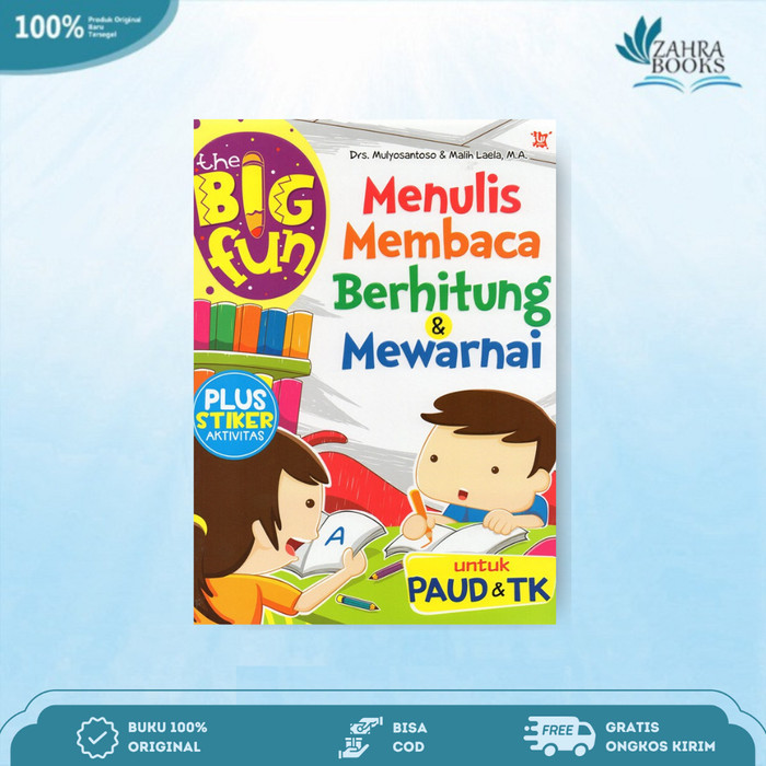 

TERLARIS! Buku The Big Fun: Menulis, Membaca, Berhitung,dan Mewarnai-Wahyu Media