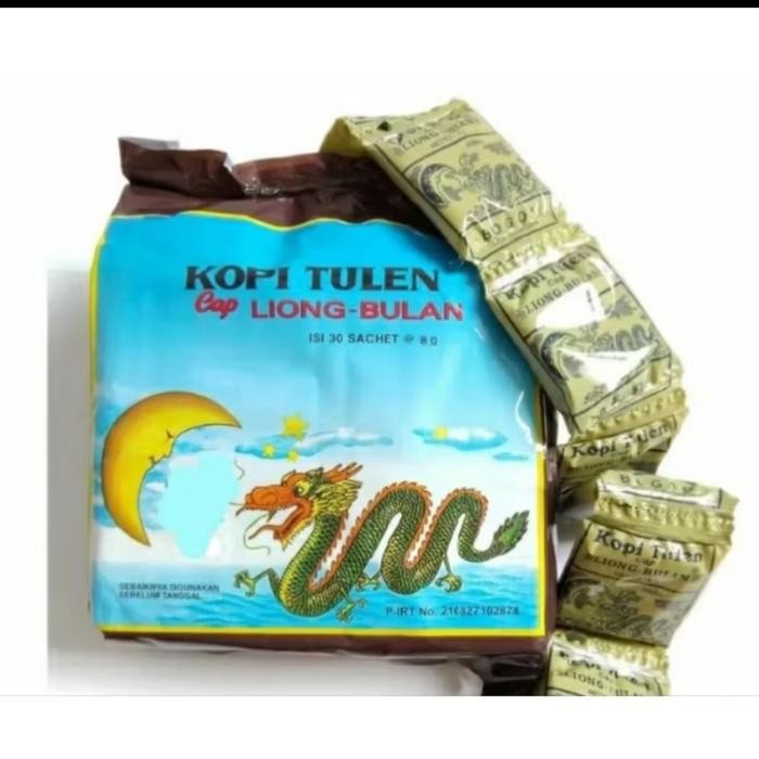 

terbaru !!! paket kopi hitam khas bogor bundling (4 pak) non sugar - liong mini, teko mini,