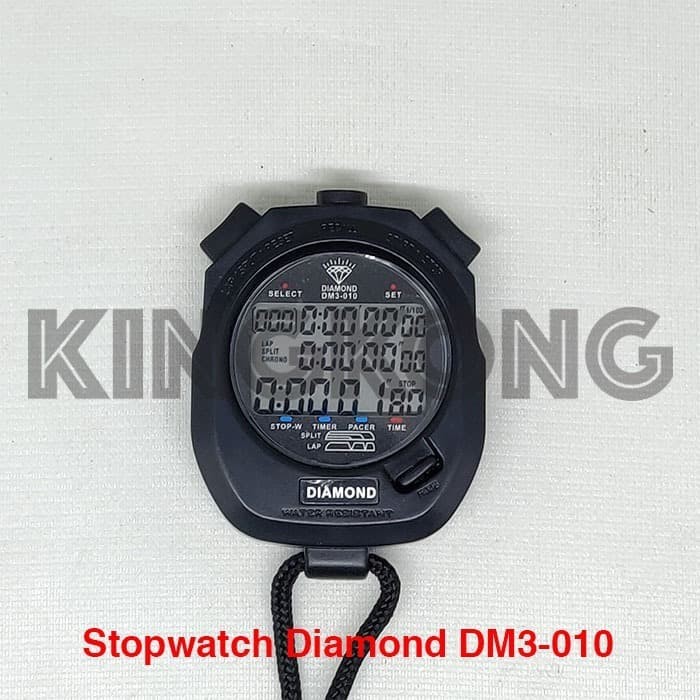 TERLARIS Stopwatch Diamond Original 10 Memory Digital Olahraga