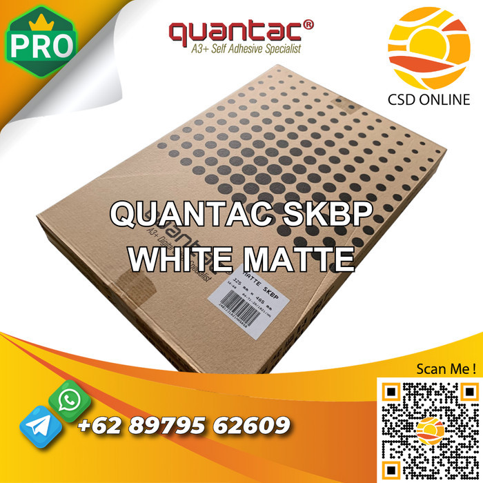 

QUANTAC SKBP STICKER VINYL A3+ DIGITAL PRINT LASER TONER - INSTANT