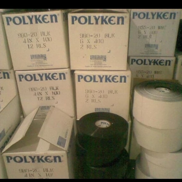 

POLYKEN WRAPING TAPE 4"100FT INNER & OUTER