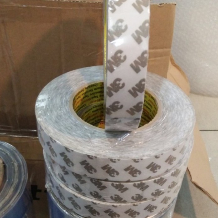 

3M DOUBLE TAPE TISUE 9075 30MM X 50 DOBEL KERTAS SUPER KUAT DOBEL TAPE