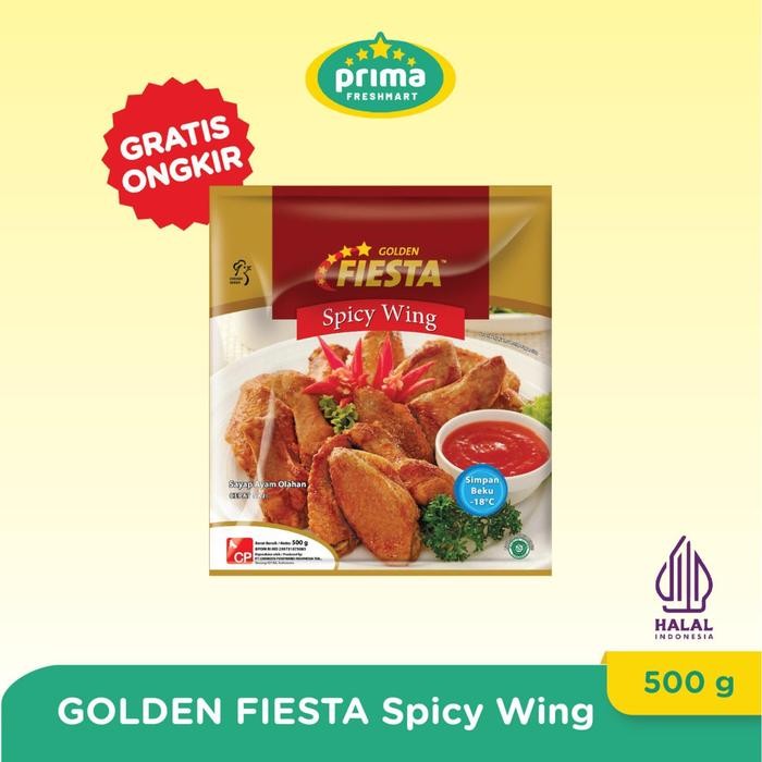 

Diskon Golden Fiesta Spicy Wing 500 Gr Packing Aman