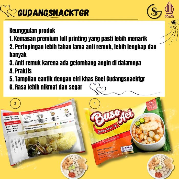 

Terbaru!! Exclusive 10 Bungkus Baso Aci Ori Premium Komplit Kuah Kaldu Gudangsnack Tgr Hotpot Instan