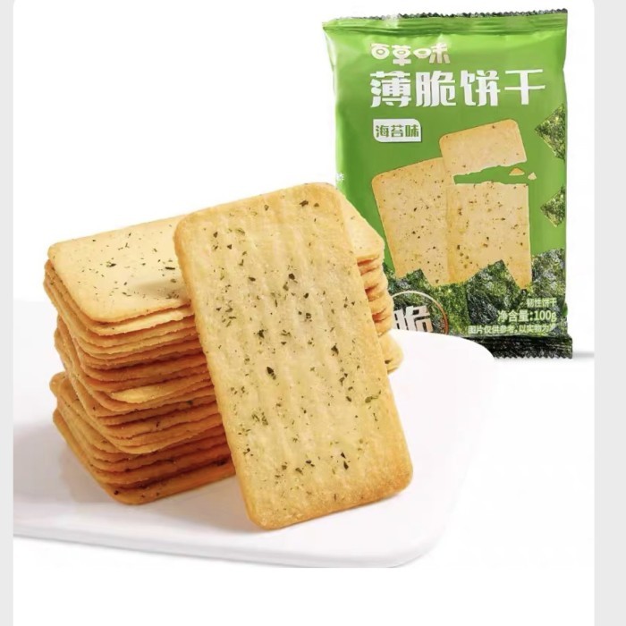 

Cemilan Biskuit Snack Crispy Bao Cui Bing Gan Frilter