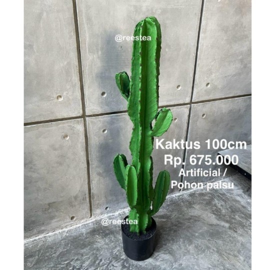 Pohon Kaktus Tinggi 100 Cm/ Pohon Hias Palsu/ Artificial Plant
