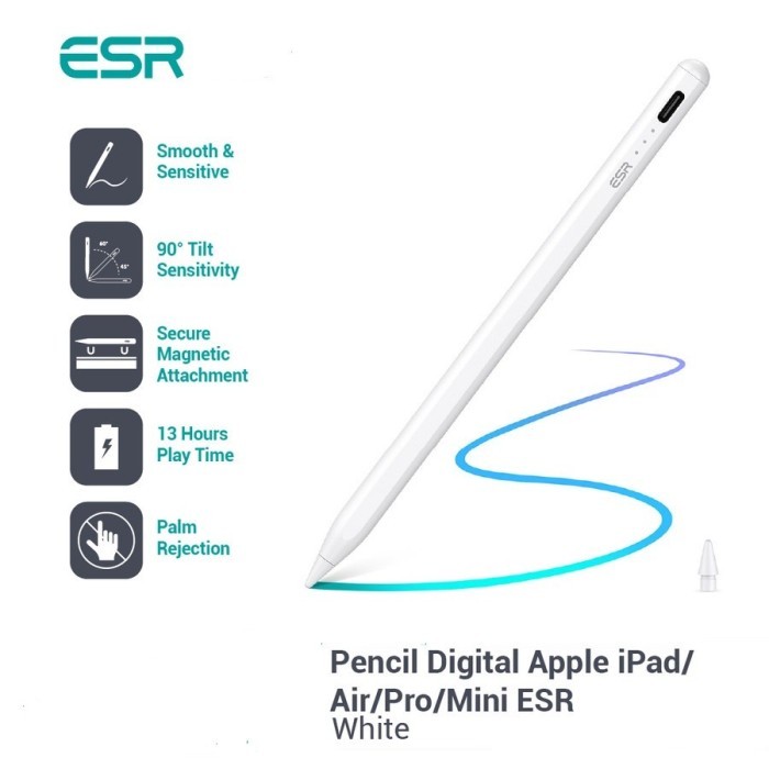 Stylus Apple pensil ESR untuk iPad/iPad Pro/iPad Mini All Series
