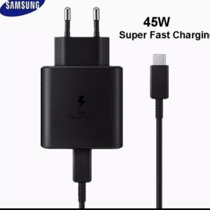 Travel Charger Batok Kabel Samsung S22 Plus Ultra 45W Super Fast Ori Terlaris
