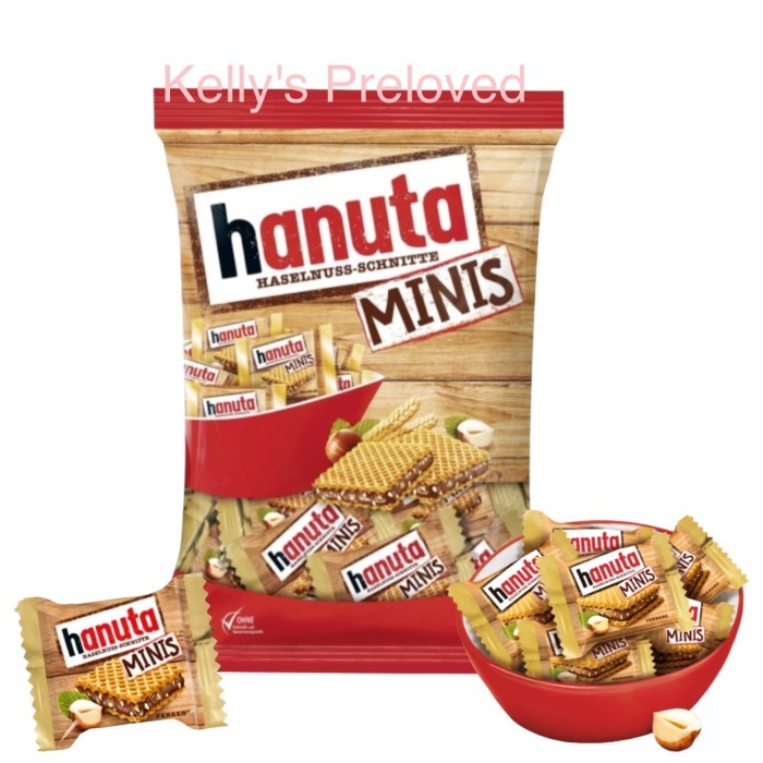 

Ferrero Hanuta Minis 200 Gr Biscuit Chocolate Hazelnut Wafer