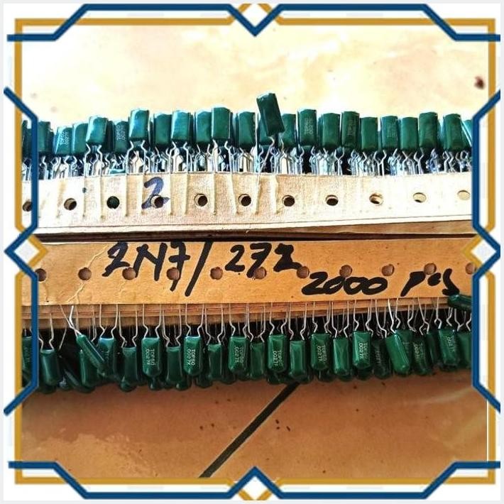 [MUN] 1000PCS 272 2N7 0.0027 MILAR HIJAU RENCENG ORIGINAL