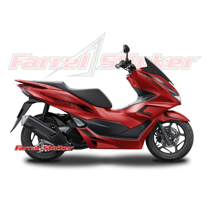 Stiker Pcx Sticker Stripping Pcx 160 Merah Ct 02