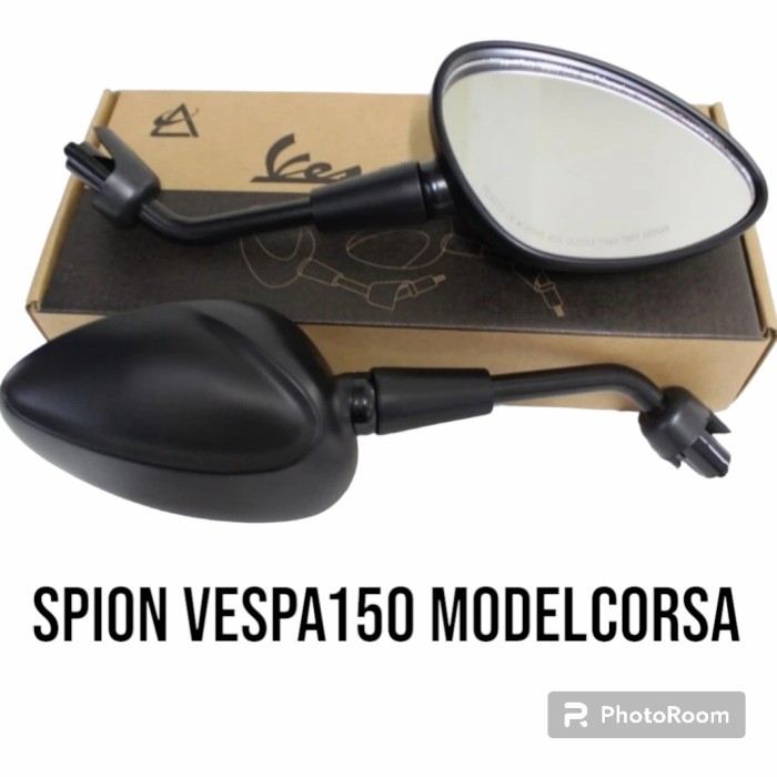 Spion Model Vespa 150 3350 Hitam Model Corsa Spion Vespa Plus Adaptor