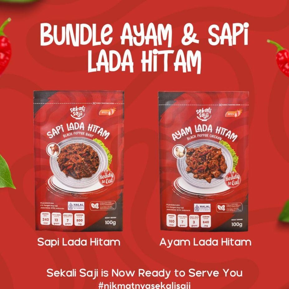 

Eali Aji Bundling Lada Hitam Paet Ii 2 Lau Nt 100Gr Maanan Iap Aji Lau Pau Mateng Halal