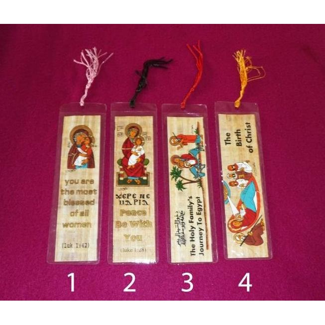 

Pembatas Buku/Book Mark- bahan kertas Papyrus Mesir Asli