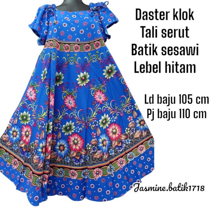 baru daster klok serut warna kencana ungu