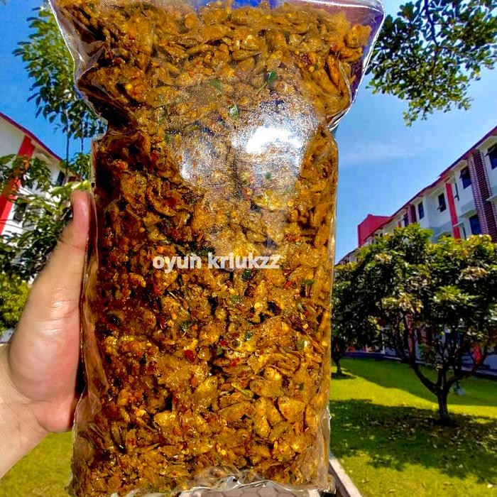 

Keripik Baby Fish Crispy Pedas Daun Jeruk 500 Gram ( Cod ) Best Seller Food Snacks Chips Kripik