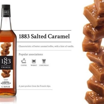 

1883 maison routin syrup salted caramel liter