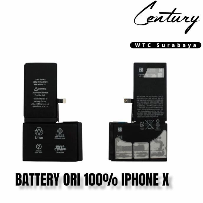 BATTERY ORI 100% IPHONE X