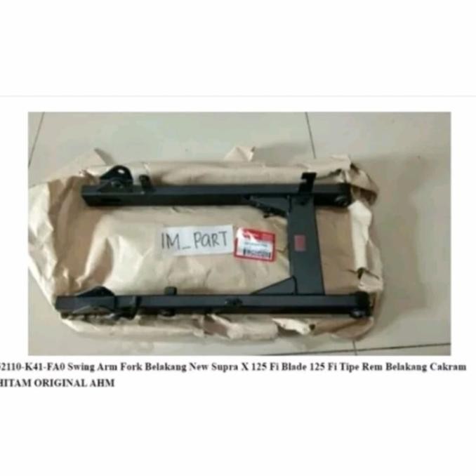 Fork belakang capit udang swing arm Honda Blade New FI- Supra X 125 FI