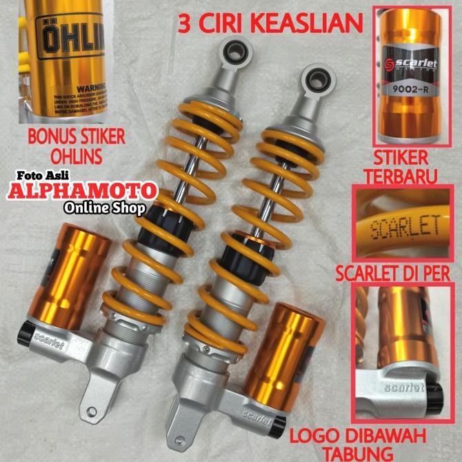 Shock scarlet nmax tabung bawah klik
