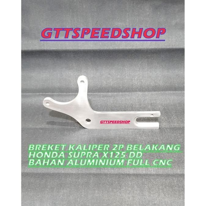 BREKET KALIPER 2P BELAKANG HONDA SUPRA X125DD BAHAN ALUMINIUM FULL CNC